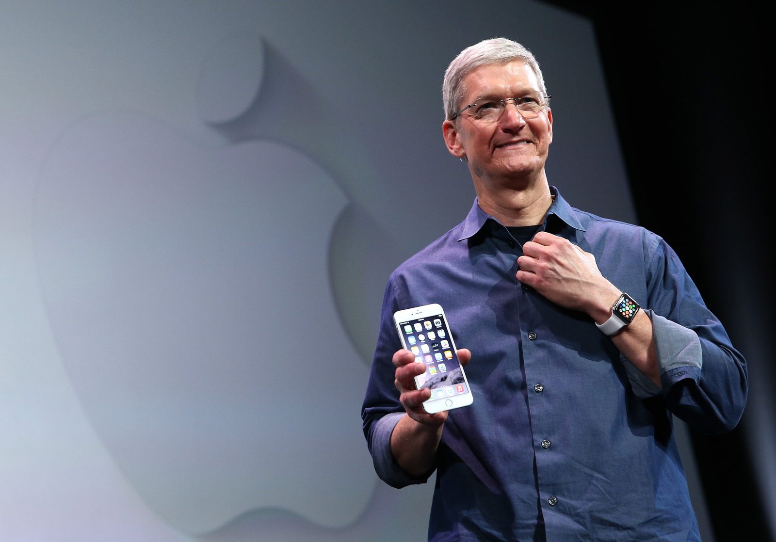 Tim Cook apresentação da Apple