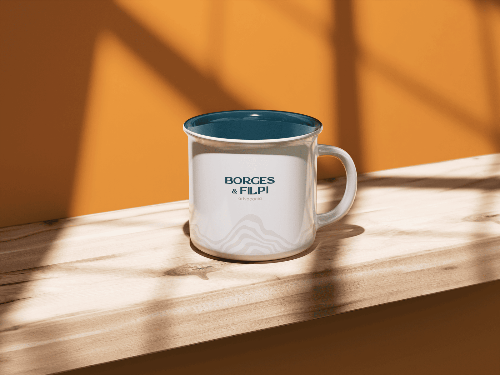 Caneca institucionalda Borges & Filpi Advocacia